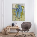 Πίνακας ζωγραφικής At the gate of broken despair, reart (original by van Gogh)