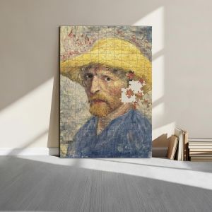 Πίνακας ζωγραφικής Puzzle self portrait reart, (original Vincent van Gogh)