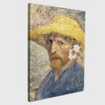 Πίνακας ζωγραφικής Puzzle self portrait reart, (original Vincent van Gogh)