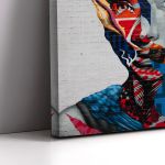 Πίνακας σε καμβά Audrey Hepburn wallpaint