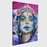 Πίνακας σε καμβά Ημέρα των νεκρών, Dia de los Muertos wallpaint