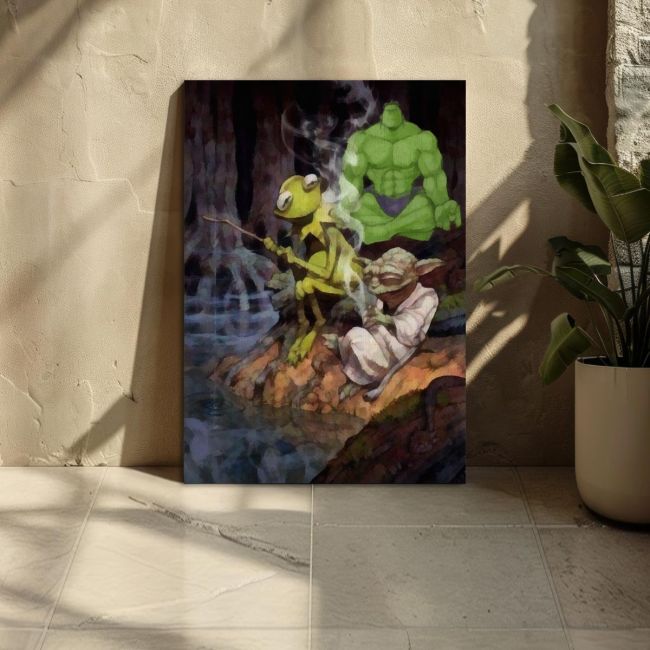Canvas print It's cool been green