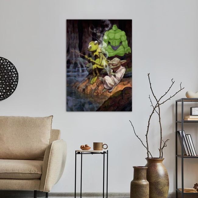 Canvas print It's cool been green