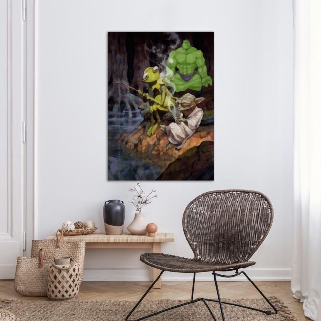 Canvas print It's cool been green