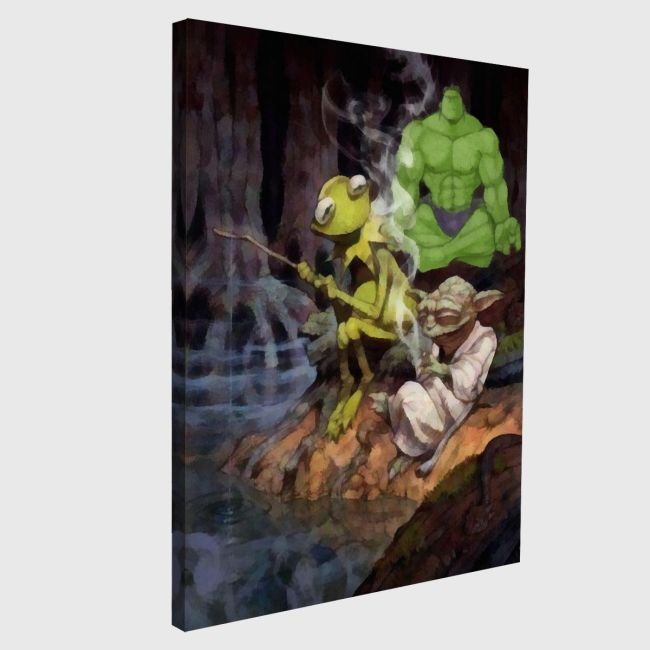 Canvas print It's cool been green