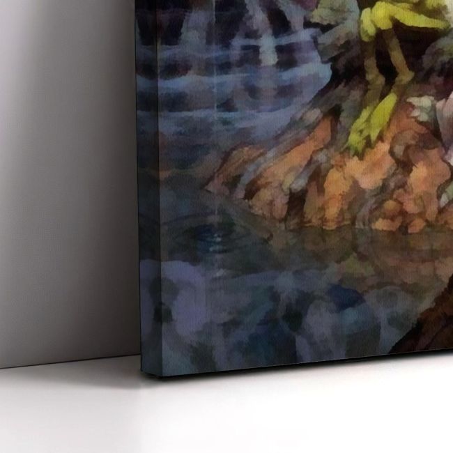Canvas print It's cool been green