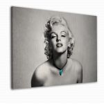 Πίνακας σε καμβά Marilyn Monroe in gray