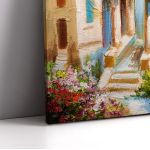 Canvas print House near the sea, sea coast