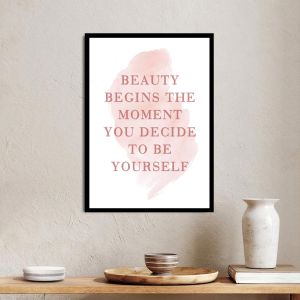 Beauty begins the moment, poster