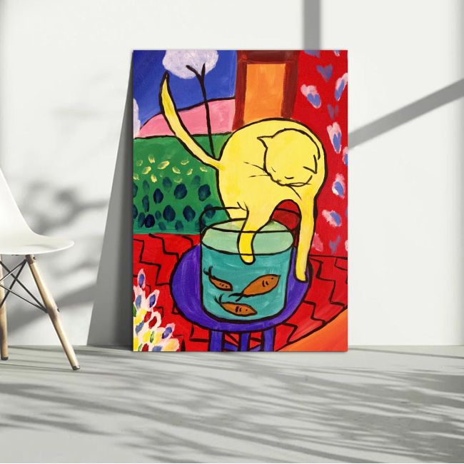 Πίνακας ζωγραφικής The cat, Matisse H.