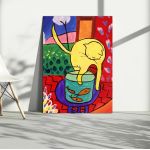 Canvas print The cat, Matisse H.