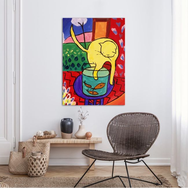 Canvas print The cat, Matisse H.