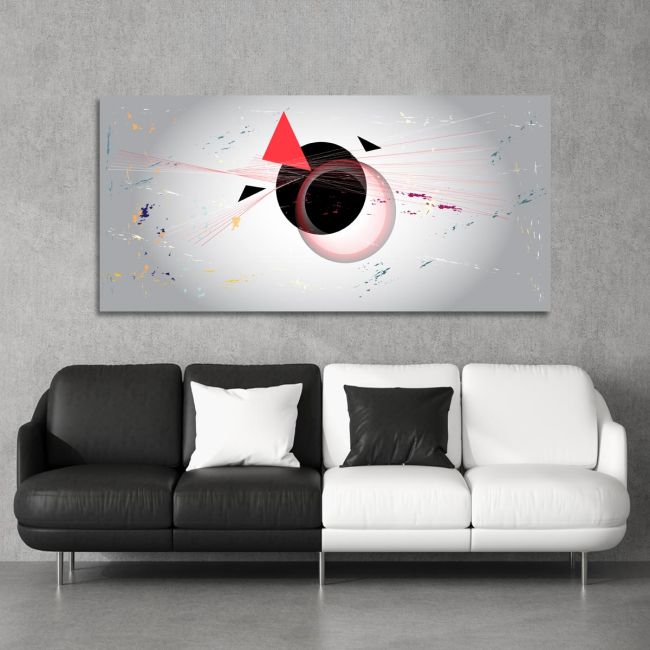 Canvas printCircles dome abstraction