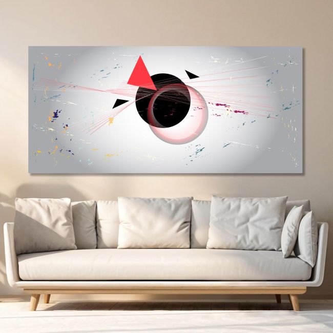 Canvas printCircles dome abstraction