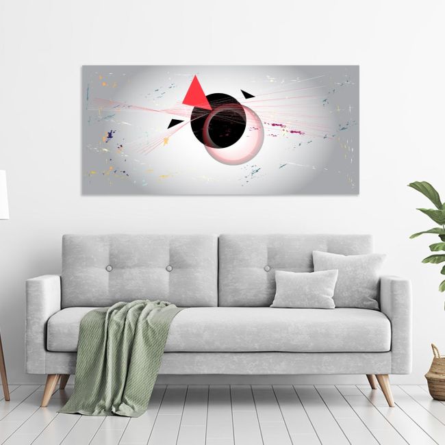 Canvas printCircles dome abstraction