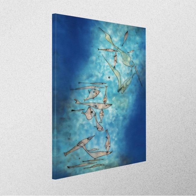 Canvas print Fish, Klee P