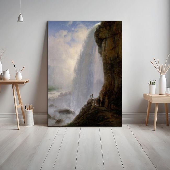 Πίνακας ζωγραφικής Underneath Niagara falls, Ferdinand R.