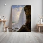 Canvas print Underneath Niagara falls, Ferdinand R.