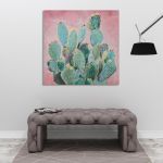 Canvas print A cacti complex