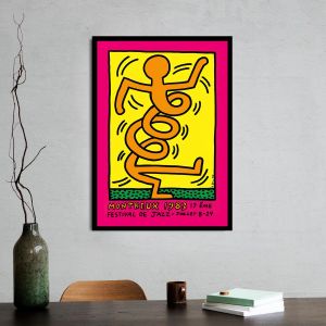Exhibition Poster, Montreux 1983 I, Keith Haring