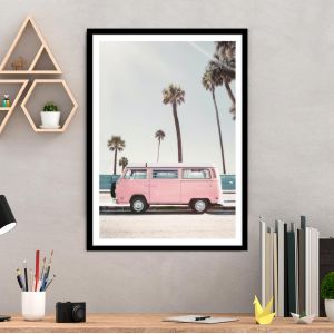 The pink van, Poster