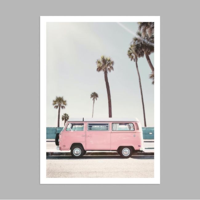 The pink van, Poster