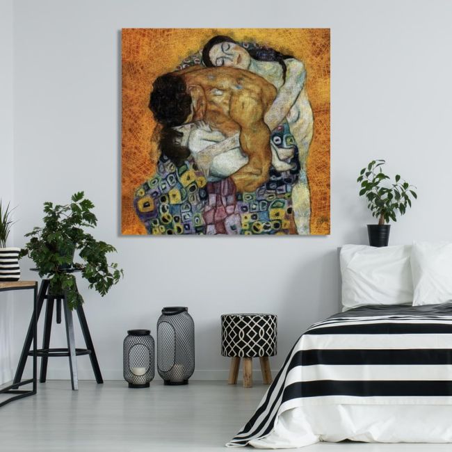 Πίνακας σε καμβά The family reart (original Klimt G)