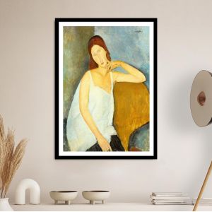 Jeanne Hebuterne, Modigliani A., αφίσα, κάδρο