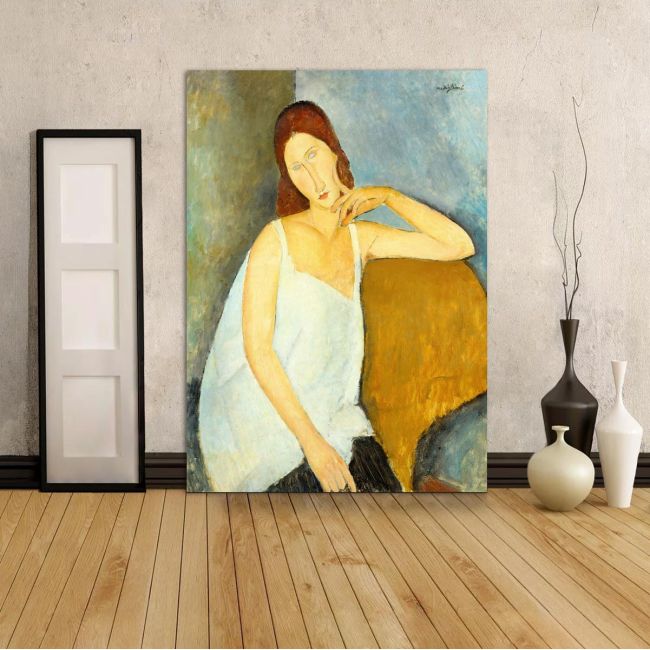 Πίνακας ζωγραφικής Jeanne Hebuterne, Modigliani A.