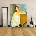 Πίνακας ζωγραφικής Jeanne Hebuterne, Modigliani A.