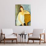 Πίνακας ζωγραφικής Jeanne Hebuterne, Modigliani A.