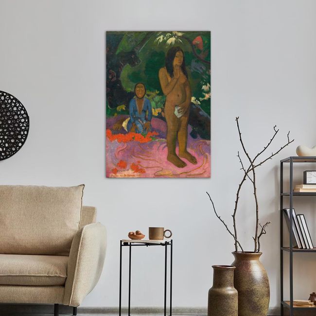 Canvas print Words of the devil, Gauguin P.