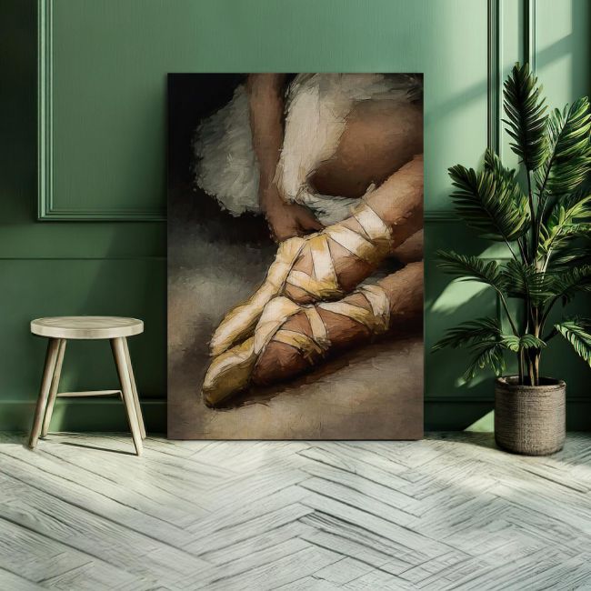 Canvas print The ballet dancer
