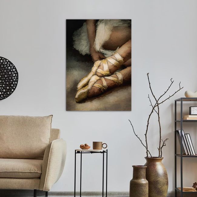 Canvas print The ballet dancer
