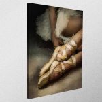 Canvas print The ballet dancer