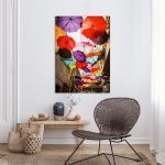 Canvas printUmbrella street