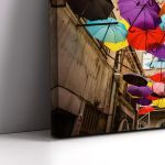 Canvas printUmbrella street