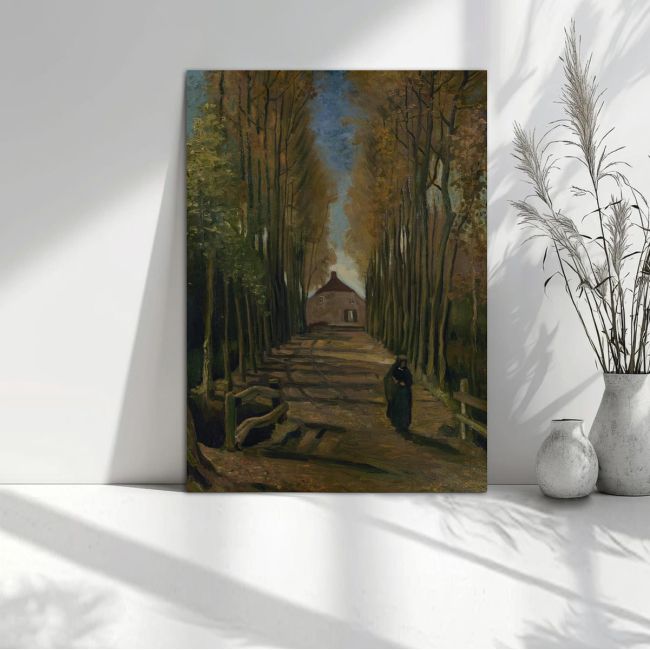 Πίνακας ζωγραφικής Avenue of Poplars, Vincent van Gogh