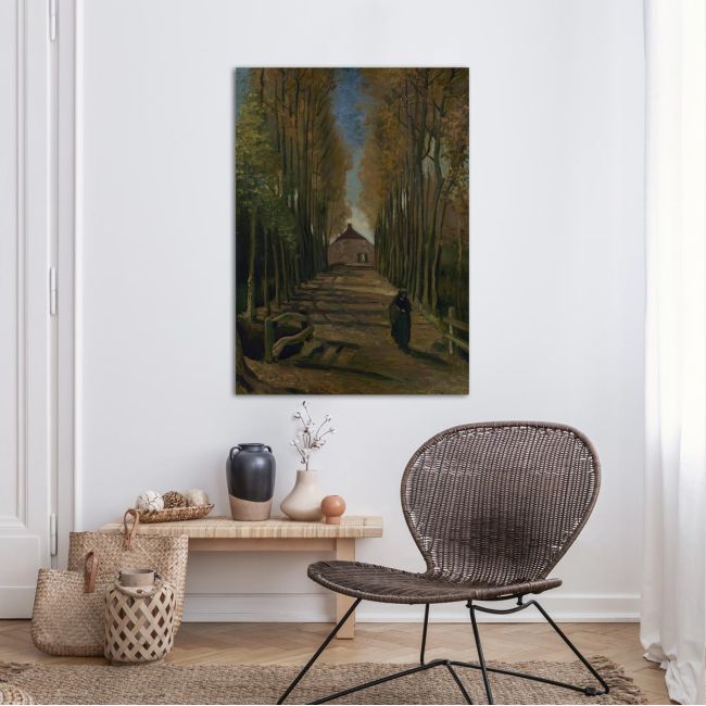 Πίνακας ζωγραφικής Avenue of Poplars, Vincent van Gogh