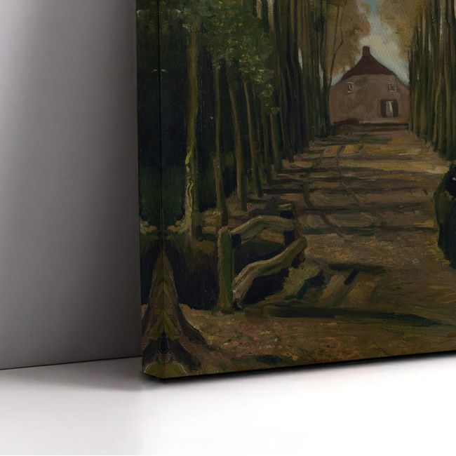 Canvas print Avenue of Poplars, Vincent van Gogh
