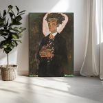 Canvas print Self portrait, Schiele E.