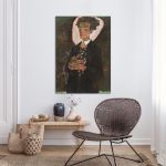 Canvas print Self portrait, Schiele E.