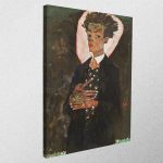 Canvas print Self portrait, Schiele E.