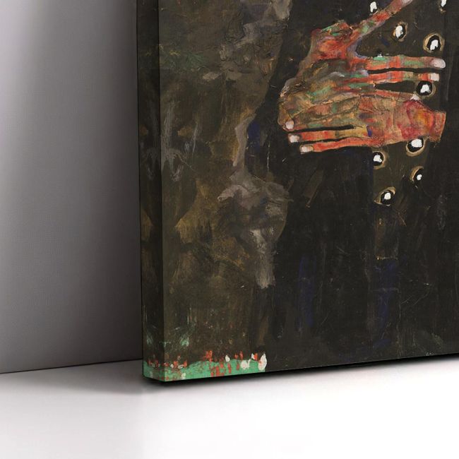 Canvas print Self portrait, Schiele E.