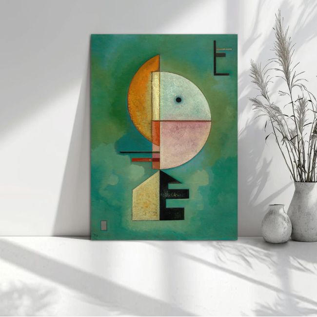Πίνακας ζωγραφικής Upward geometric shapes, Kandinsky