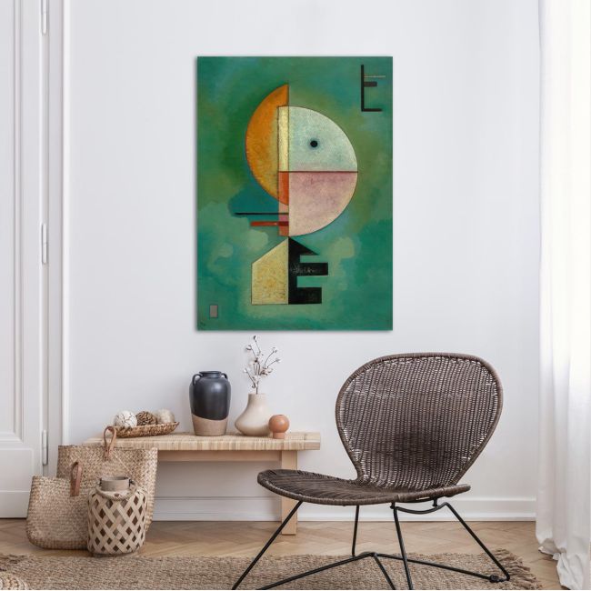 Πίνακας ζωγραφικής Upward geometric shapes, Kandinsky