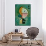 Πίνακας ζωγραφικής Upward geometric shapes, Kandinsky