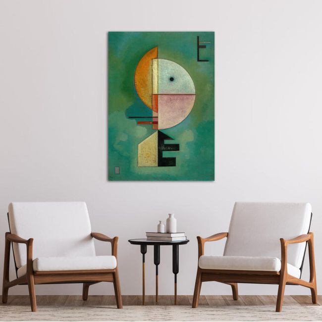 Πίνακας ζωγραφικής Upward geometric shapes, Kandinsky