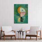 Πίνακας ζωγραφικής Upward geometric shapes, Kandinsky