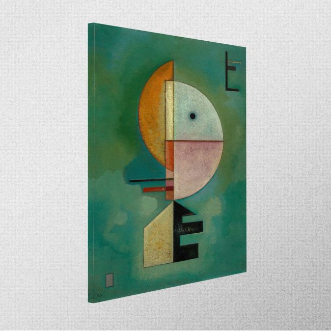 Canvas print Upward geometric shapes, Kandinsky